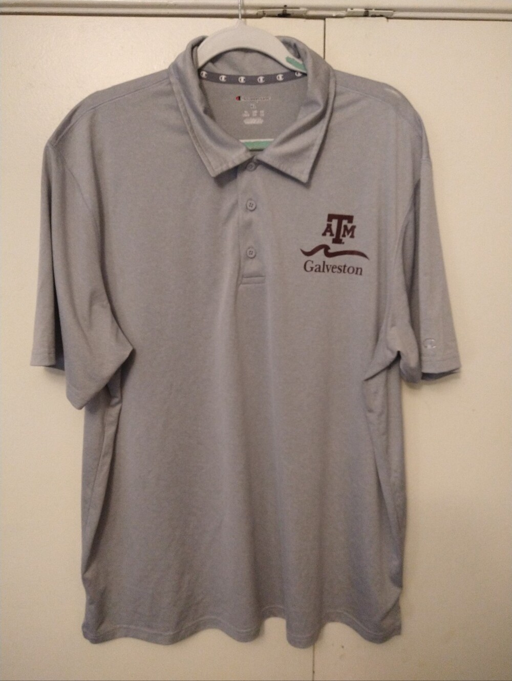 Champion Texas A&M Galveston Short Sleeve Polo Shirt Men's sz XL. - Picture 3 of 6